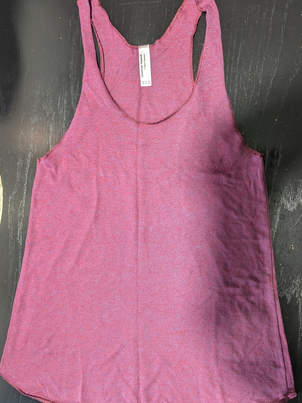 American Apparel Red Racerback Tank Top - Picture 2 of 3